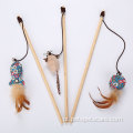 Rods Feather for Cats Cat Teaser Brinquedos Interativos